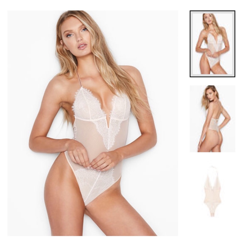 ❤️♡ HP! ♡❤️ANGEL VICTORIA SECRET Teddy In Blue - Picture 12 of 15